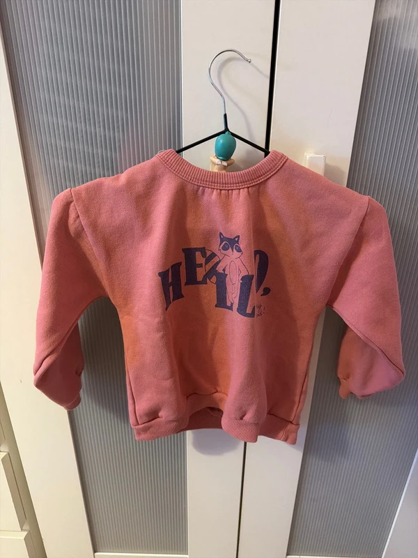 Lefties sudadera mapache HELLO niña 5-6 años rosa — foto 2