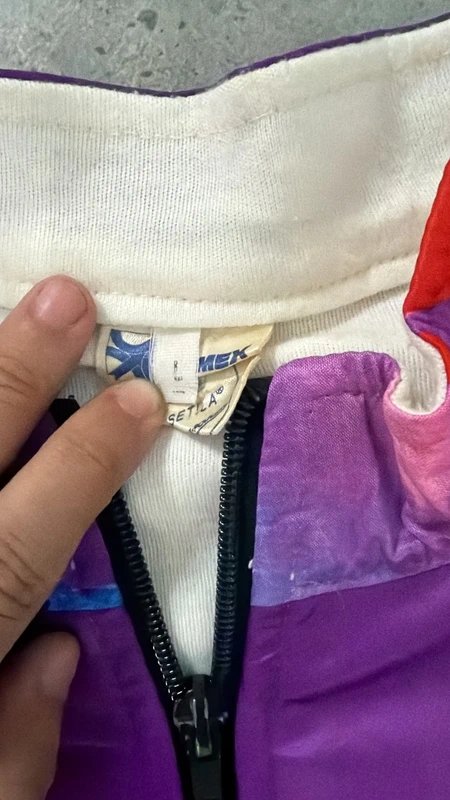Gamex cortavientos ciclismo Talla M vintage 80s tie-dye — foto 5