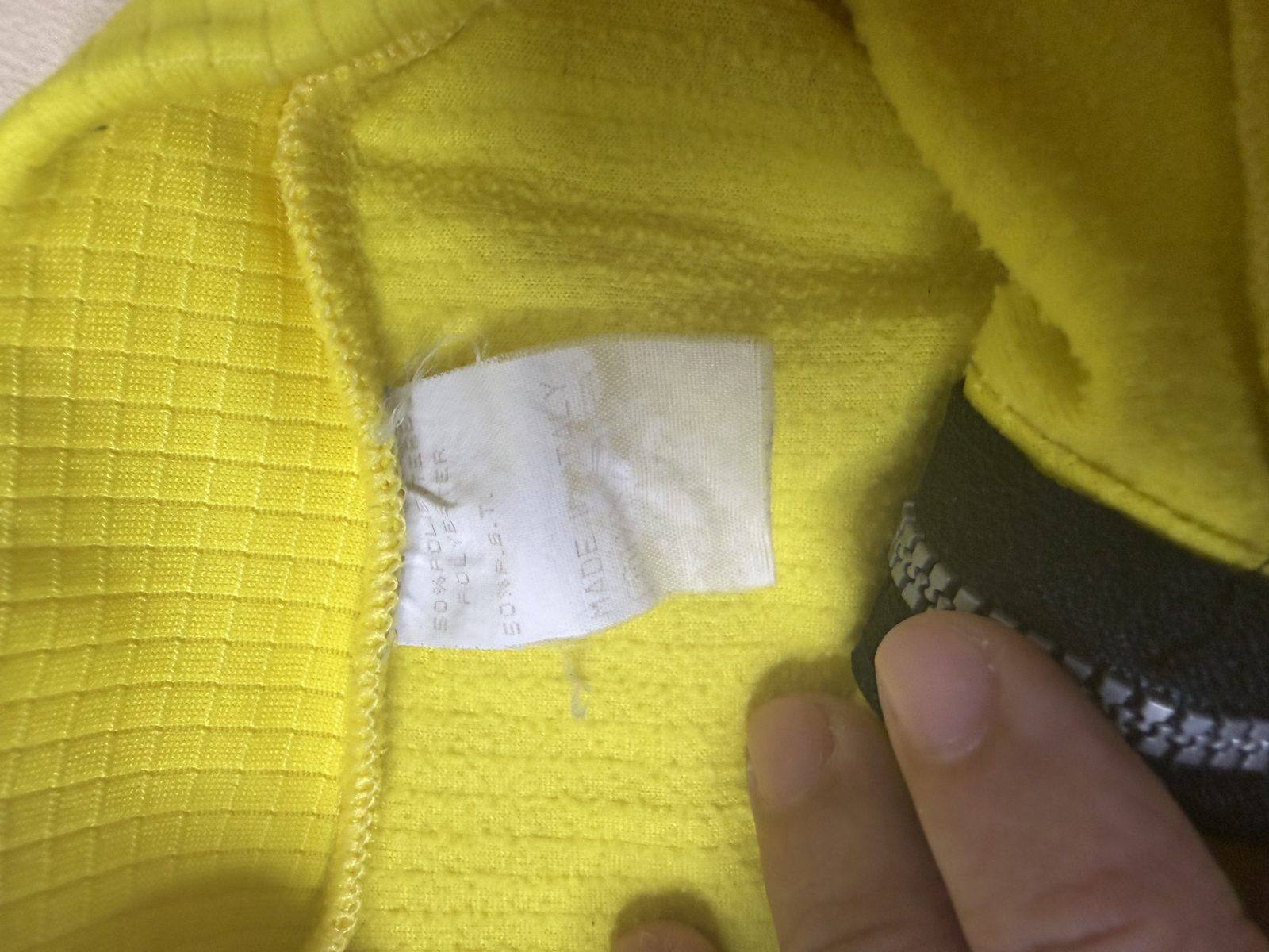 Giordana maillot ciclismo manga larga amarillo flúor vintage — foto 4