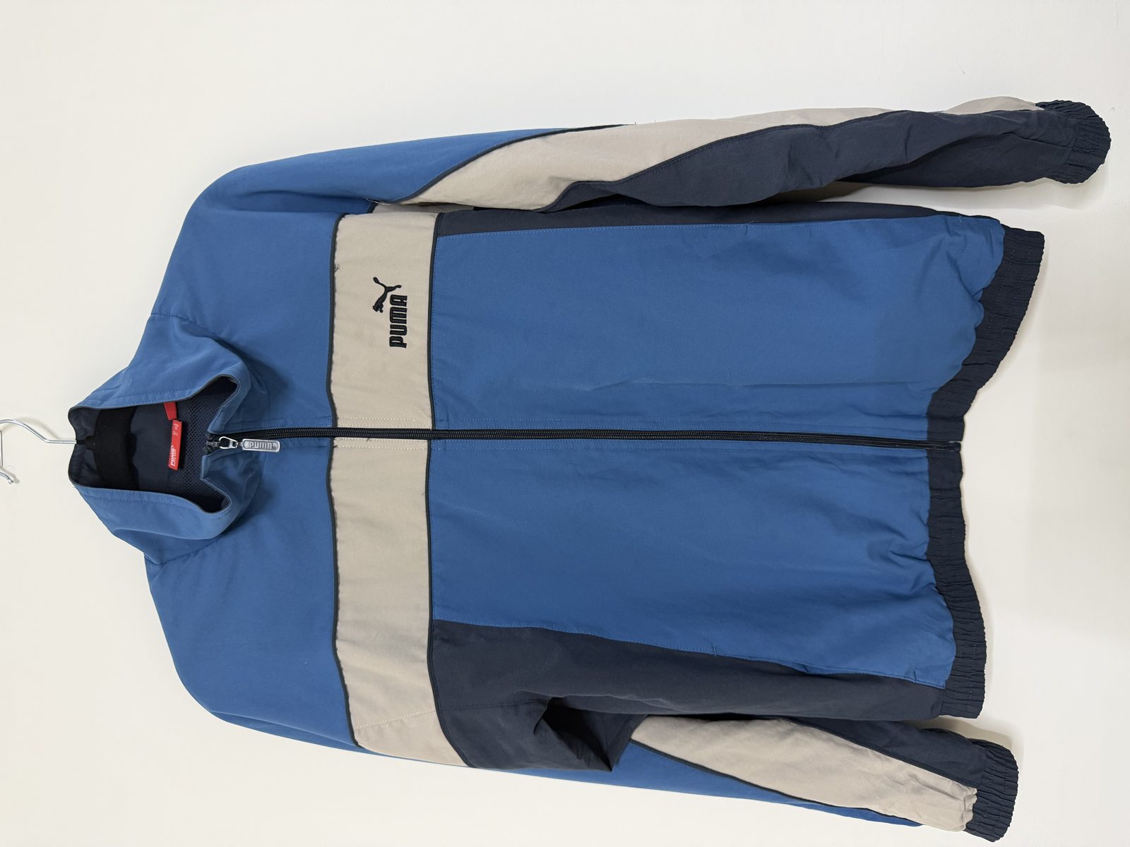 Puma Trackjacket Vintage Talla S Azul Colorblock Retro Old School