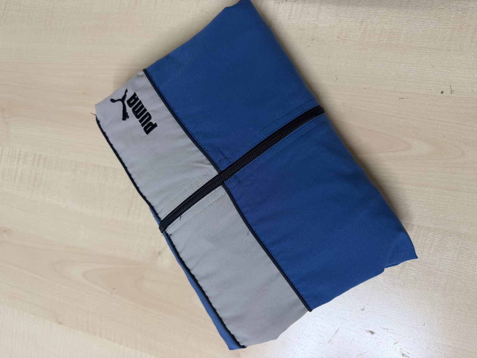 Puma Trackjacket Vintage Talla S Azul Colorblock Retro Old School — foto 6