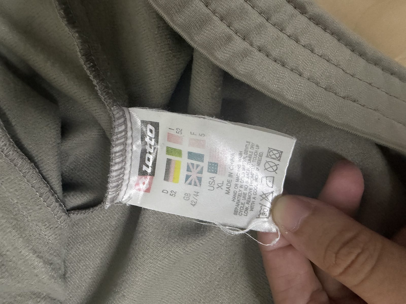 Lotto Trackjacket Talla XL Gris Rojo Vintage Sportwear Retro — foto 6