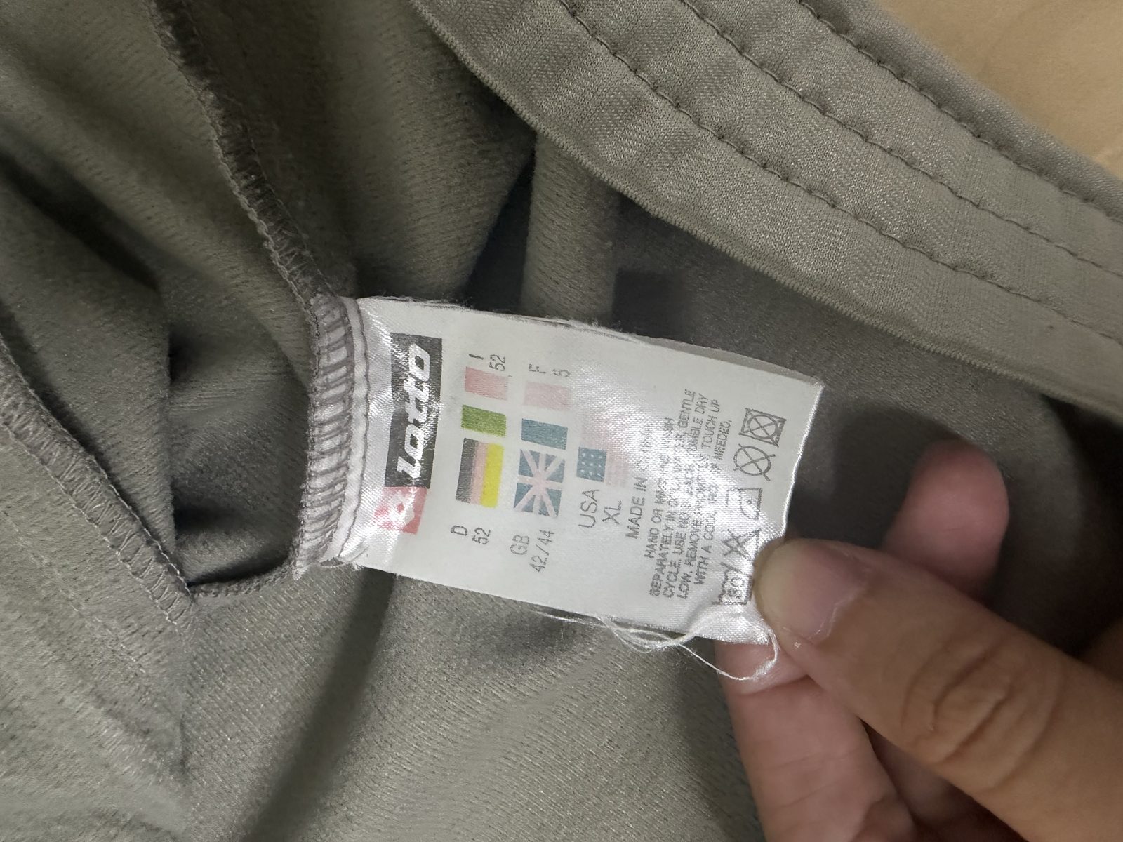 Lotto Trackjacket Talla XL Gris Rojo Vintage Sportwear Retro — foto 5
