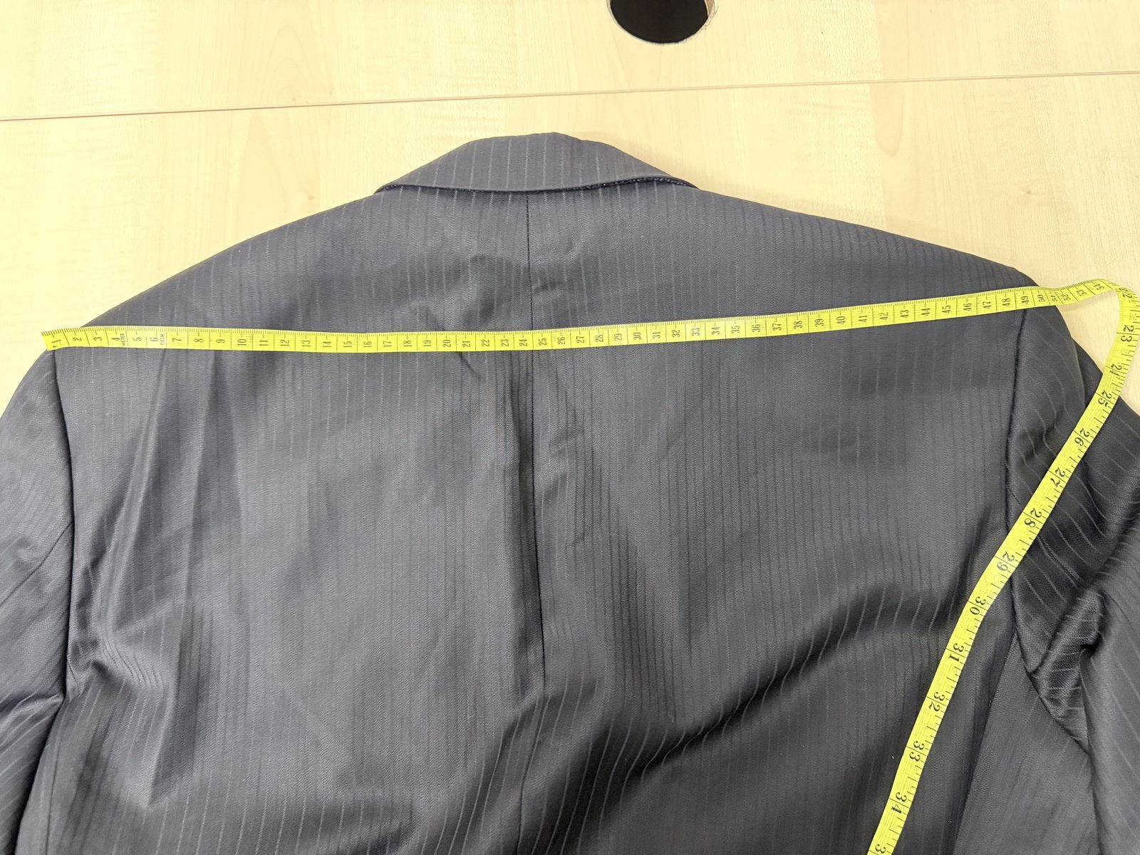 Hugo Boss Americana Blazer Negro Pinstripe Vintage Clasica — foto 8