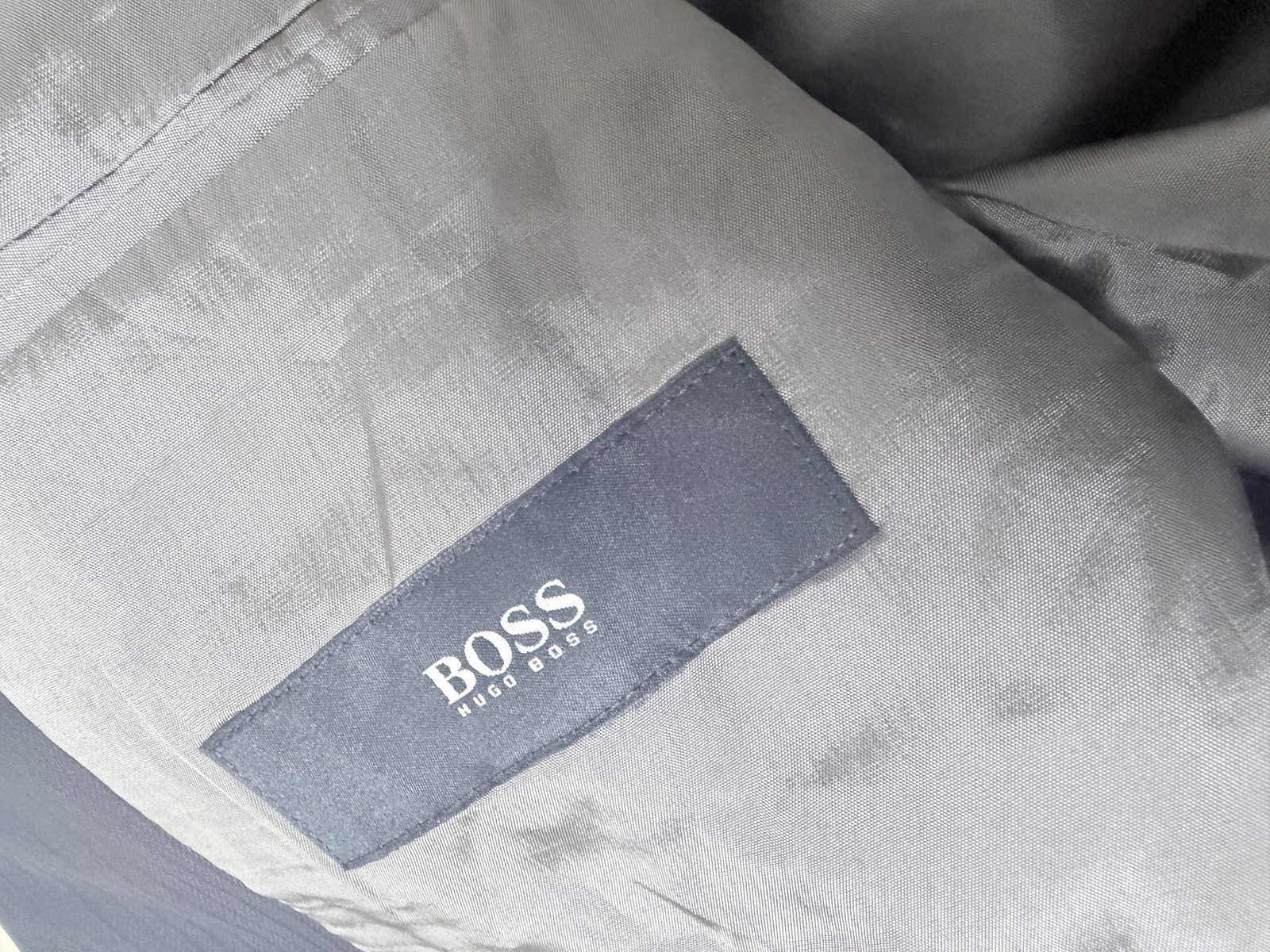 Hugo Boss Americana Blazer Negro Pinstripe Vintage Clasica — foto 3