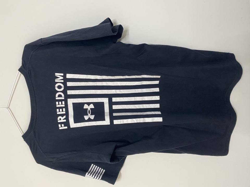 Camiseta Under Armour Freedom Flag Negra - Talla L (Loose Fit), negro — foto 2