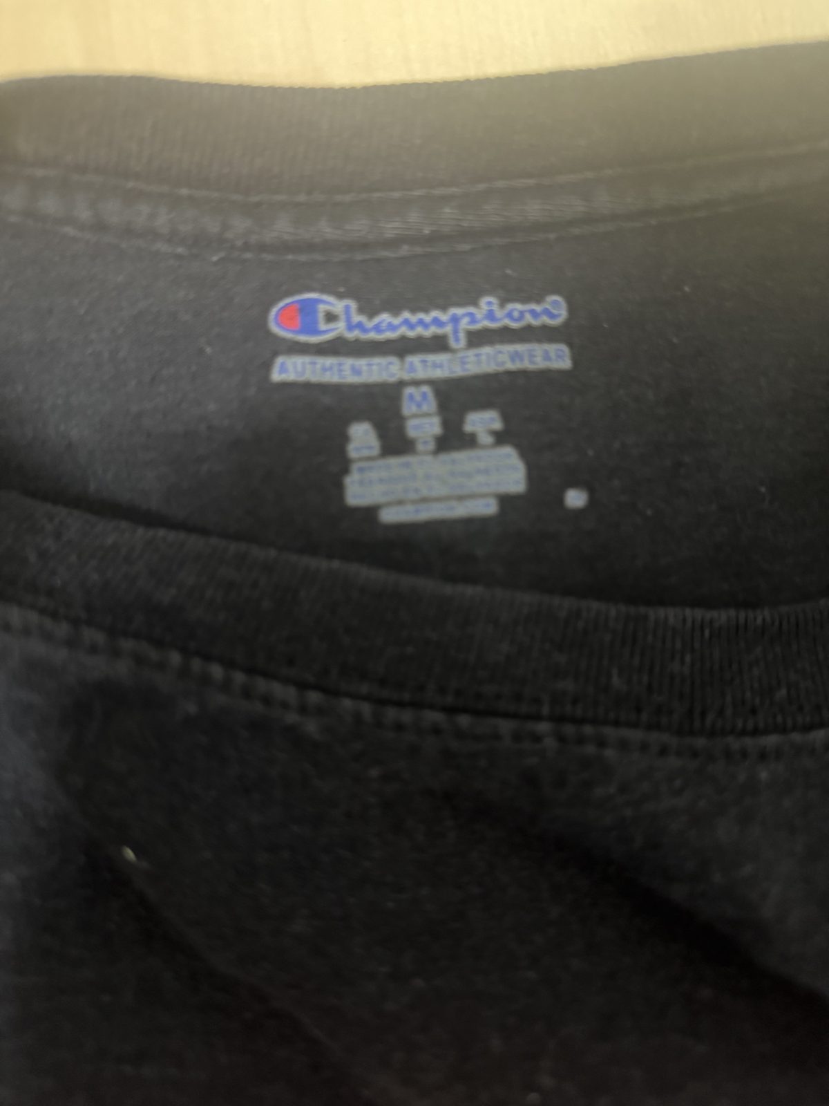 Champion Camiseta M Negra Rhodes Lacrosse Vintage Y2K — foto 5