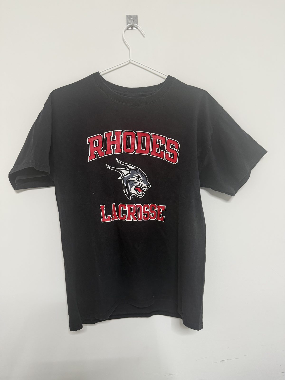 Champion Camiseta M Negra Rhodes Lacrosse Vintage Y2K