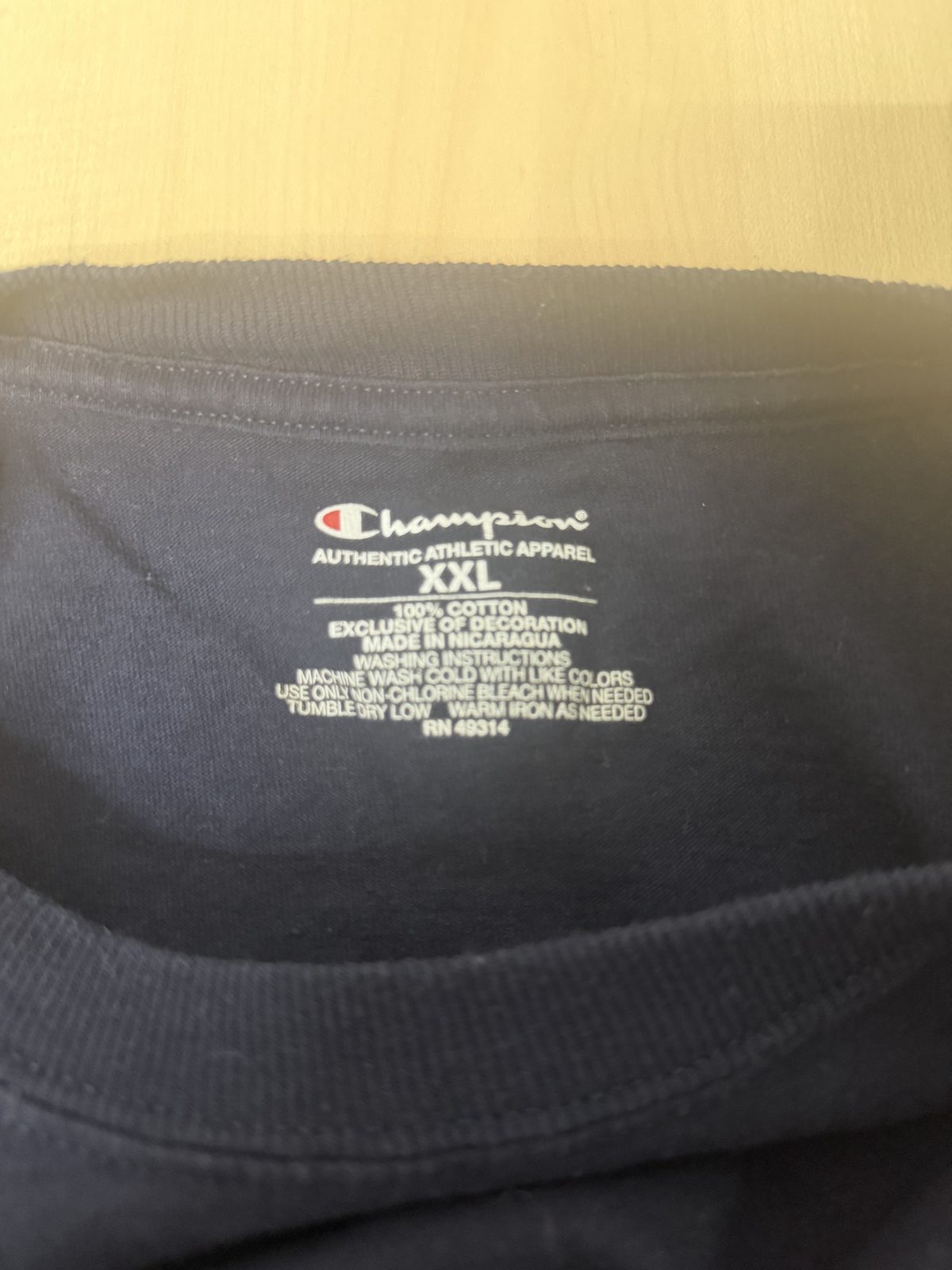 Champion CSU Cougars Camiseta Vintage Talla 2XL Azul — foto 3