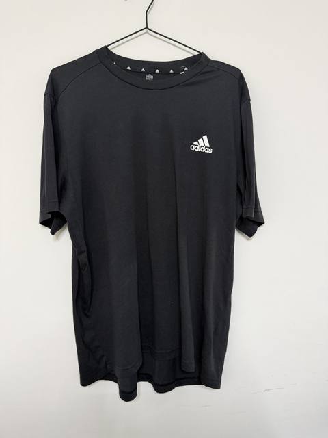 Adidas AEROREADY Camiseta Negra Talla XL Deporte Basica