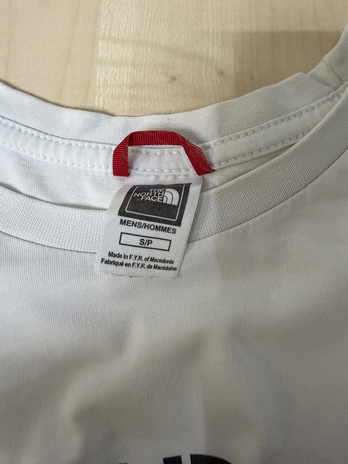 Camiseta The North Face Blanca Logo Grande Talla S Gorpcore Streetwear — foto 3