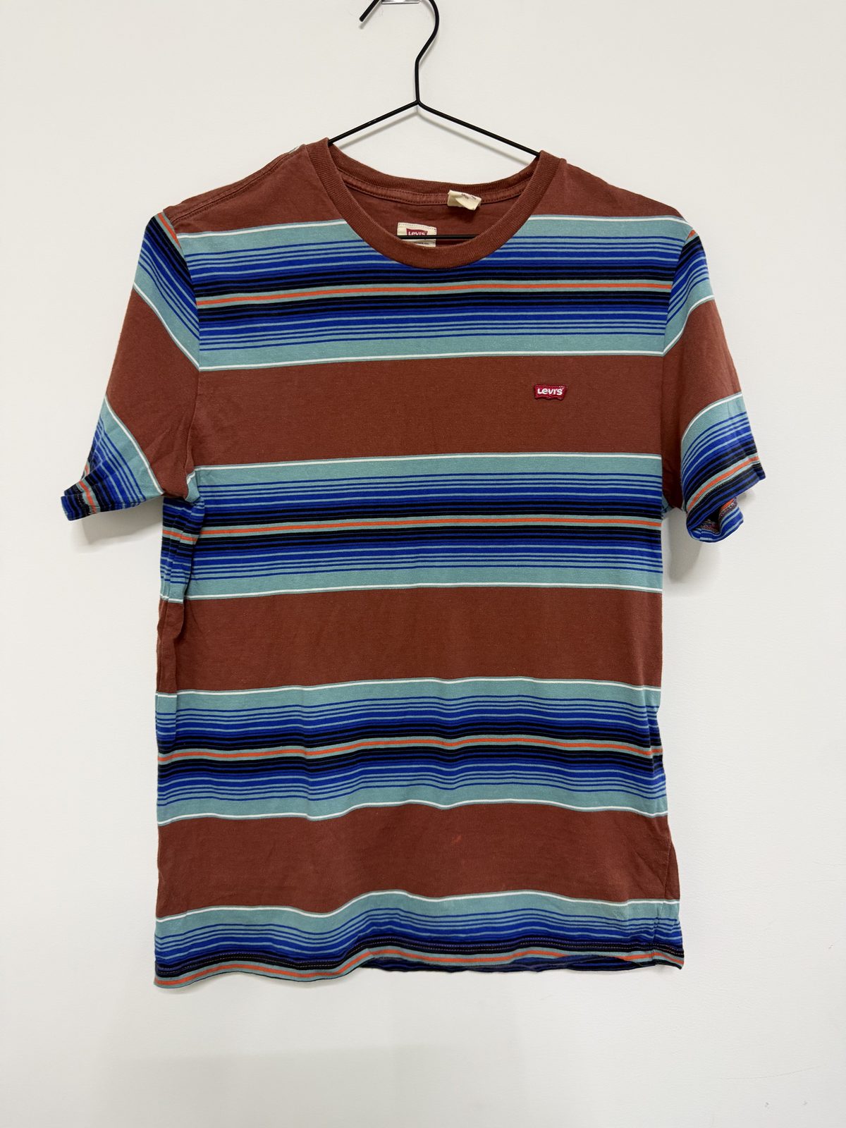 Levi's camiseta rayas multicolor talla S vintage streetwear — foto 5