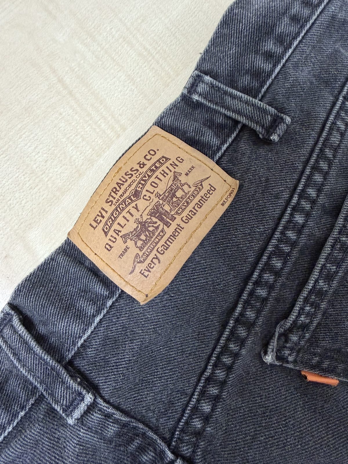 Levi's vaqueros Orange Tab W40/L32 negro vintage streetwear — foto 7