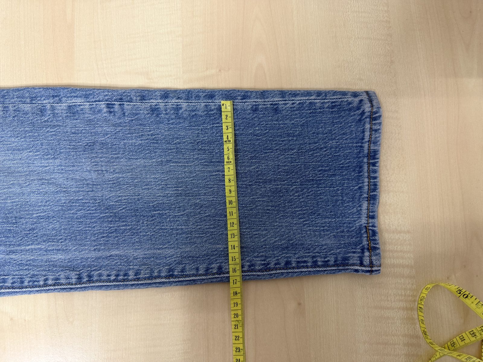 Levi's 501 vaquero recto W34 L34 azul vintage denim — foto 16