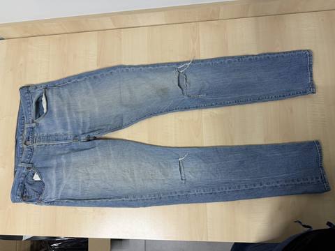 Levi's 501 vaquero recto W34 L34 azul vintage denim