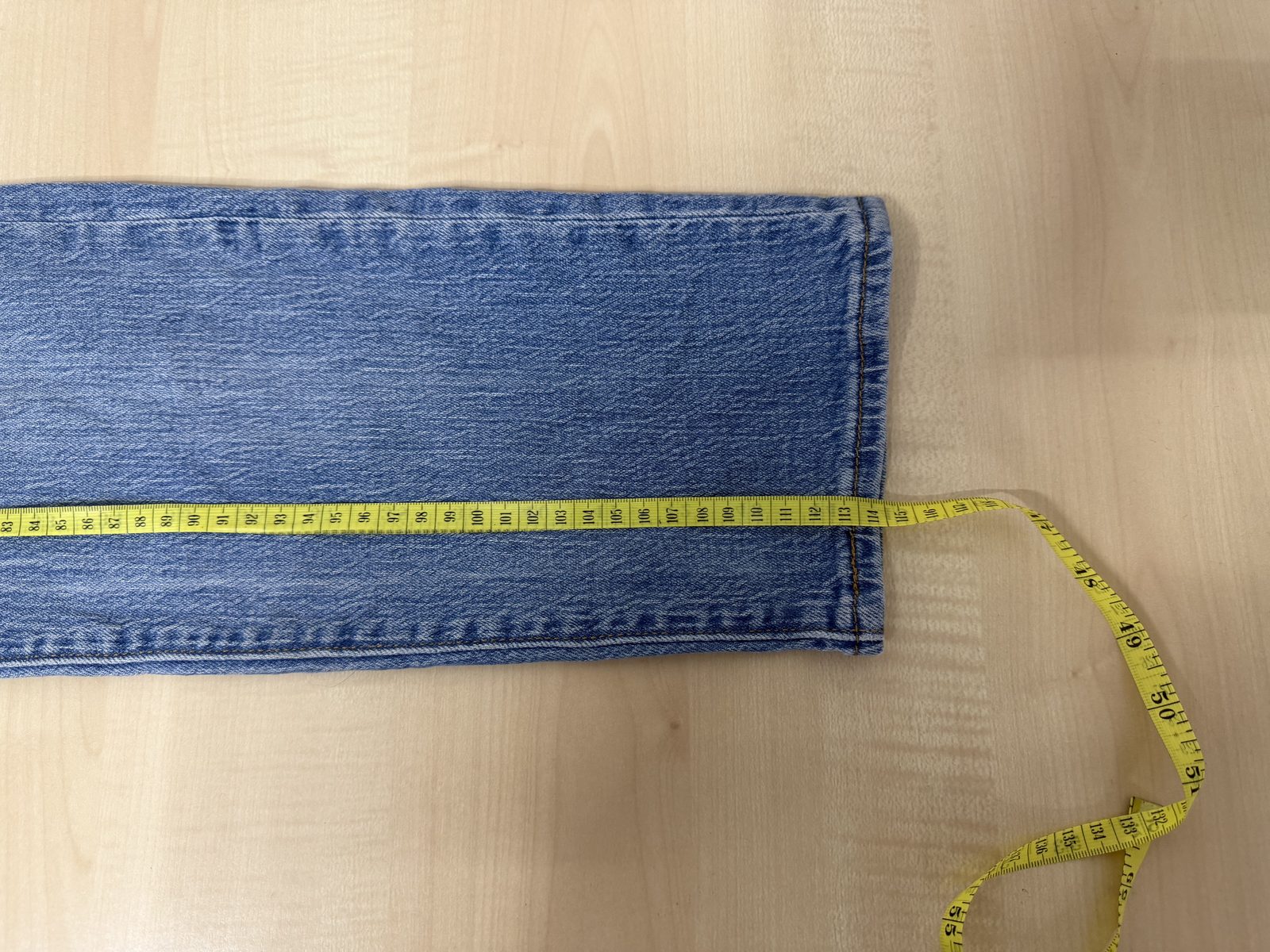 Levi's 501 vaquero recto W34 L34 azul vintage denim — foto 13