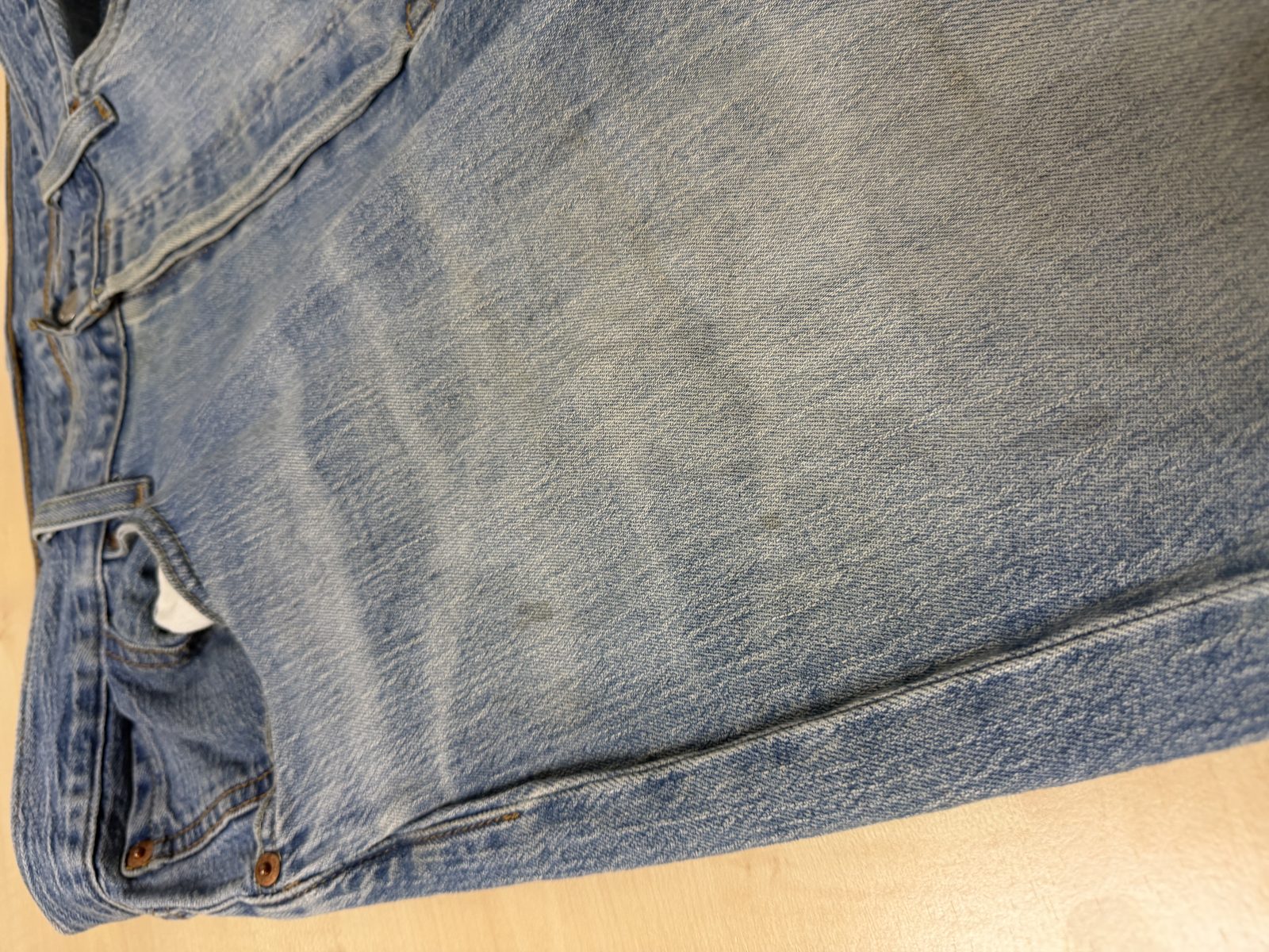 Levi's 501 vaquero recto W34 L34 azul vintage denim — foto 5