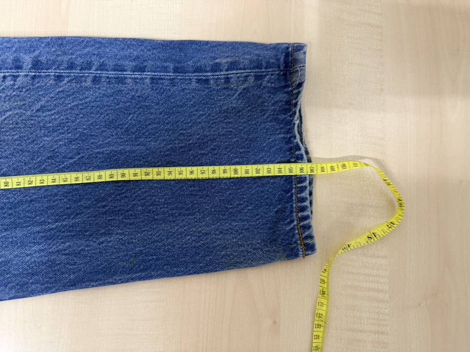 Levi's 501 vaquero recto W35 L34 Azul Denim Vintage — foto 22