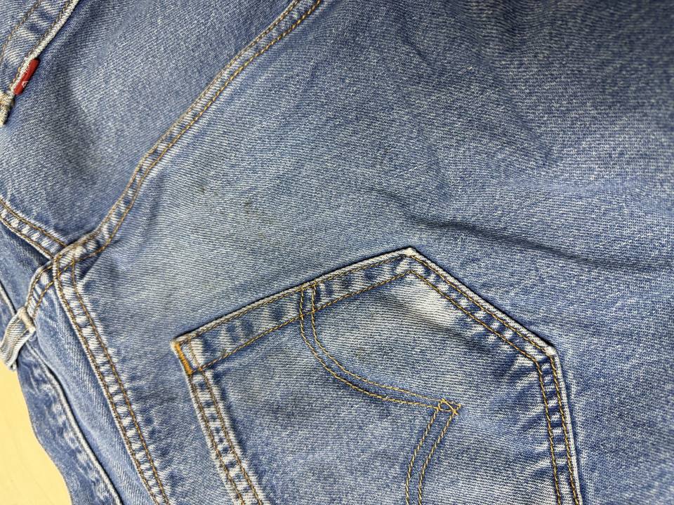 Levi's 501 vaquero recto W35 L34 Azul Denim Vintage — foto 13