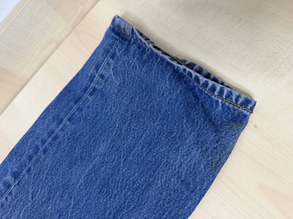 Levi's 501 vaquero recto W35 L34 Azul Denim Vintage — foto 12