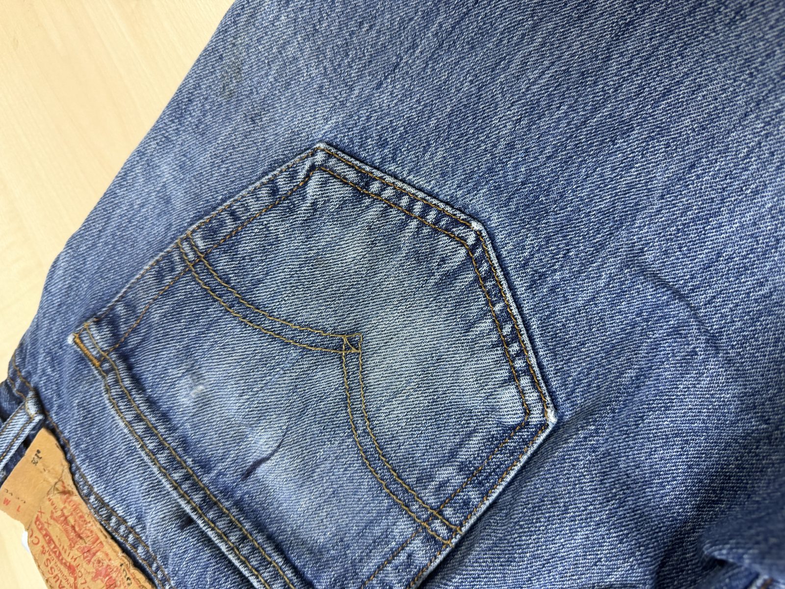 Levi's 501 vaquero recto azul vintage clásico americano — foto 5