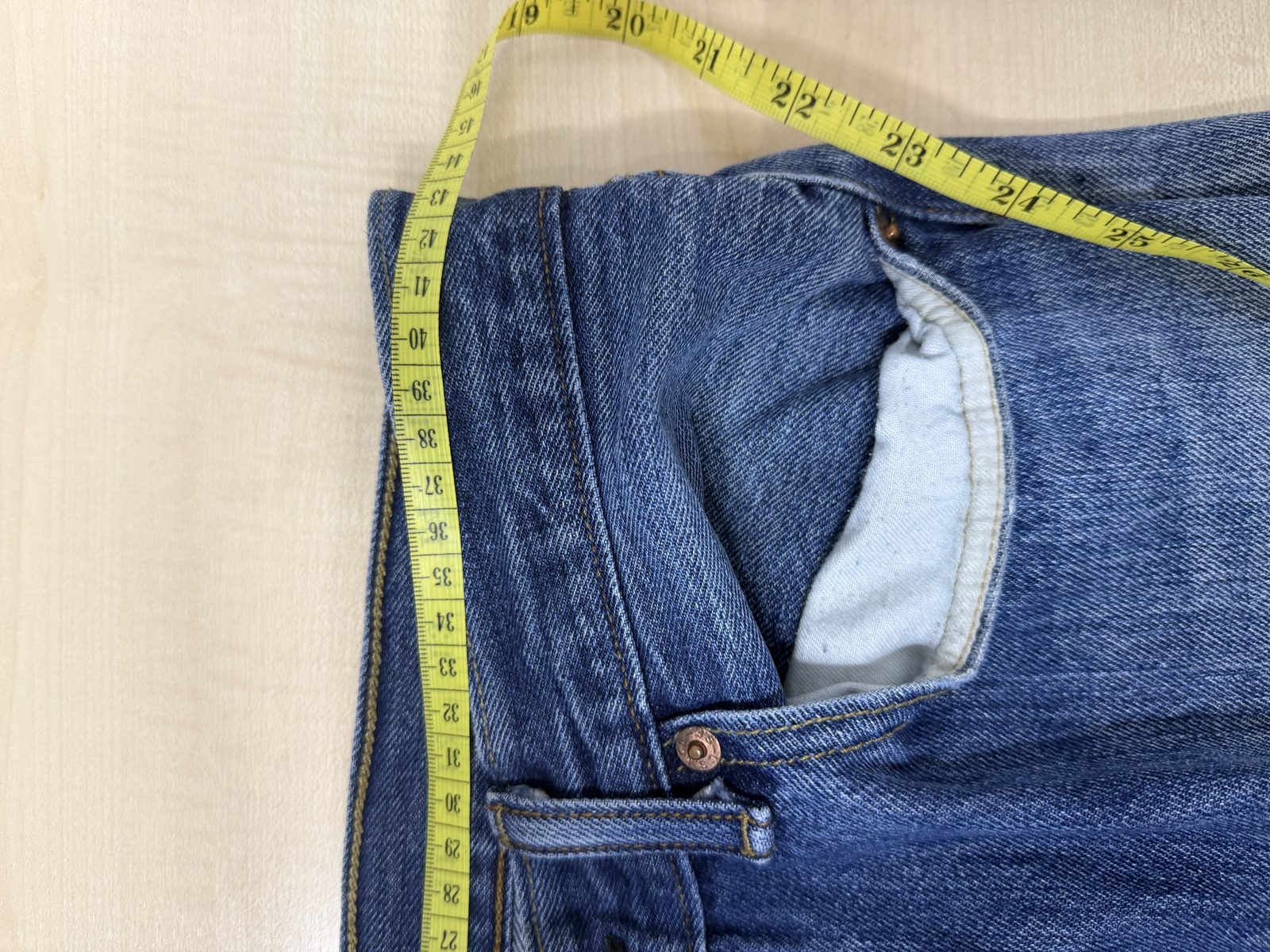 Levi's 501 vaquero recto azul vintage clásico americano — foto 20