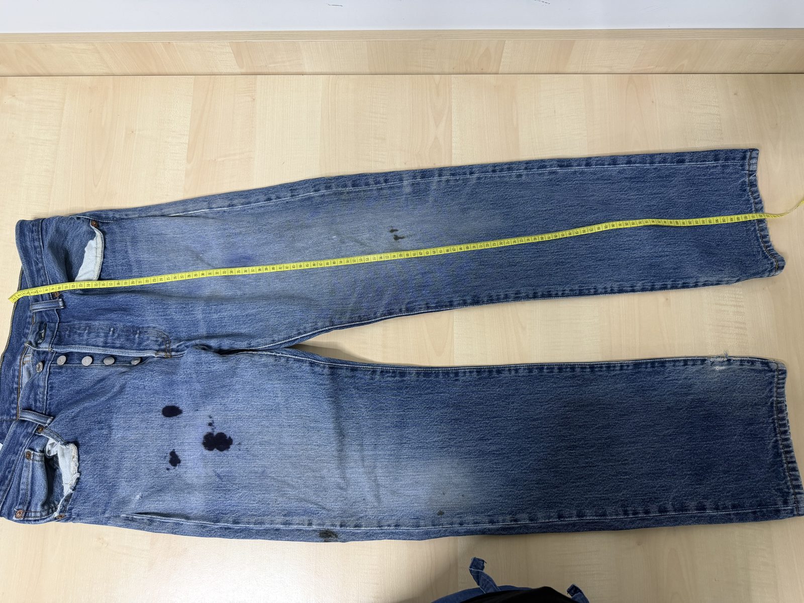 Levi's 501 vaquero recto azul vintage clásico americano — foto 16