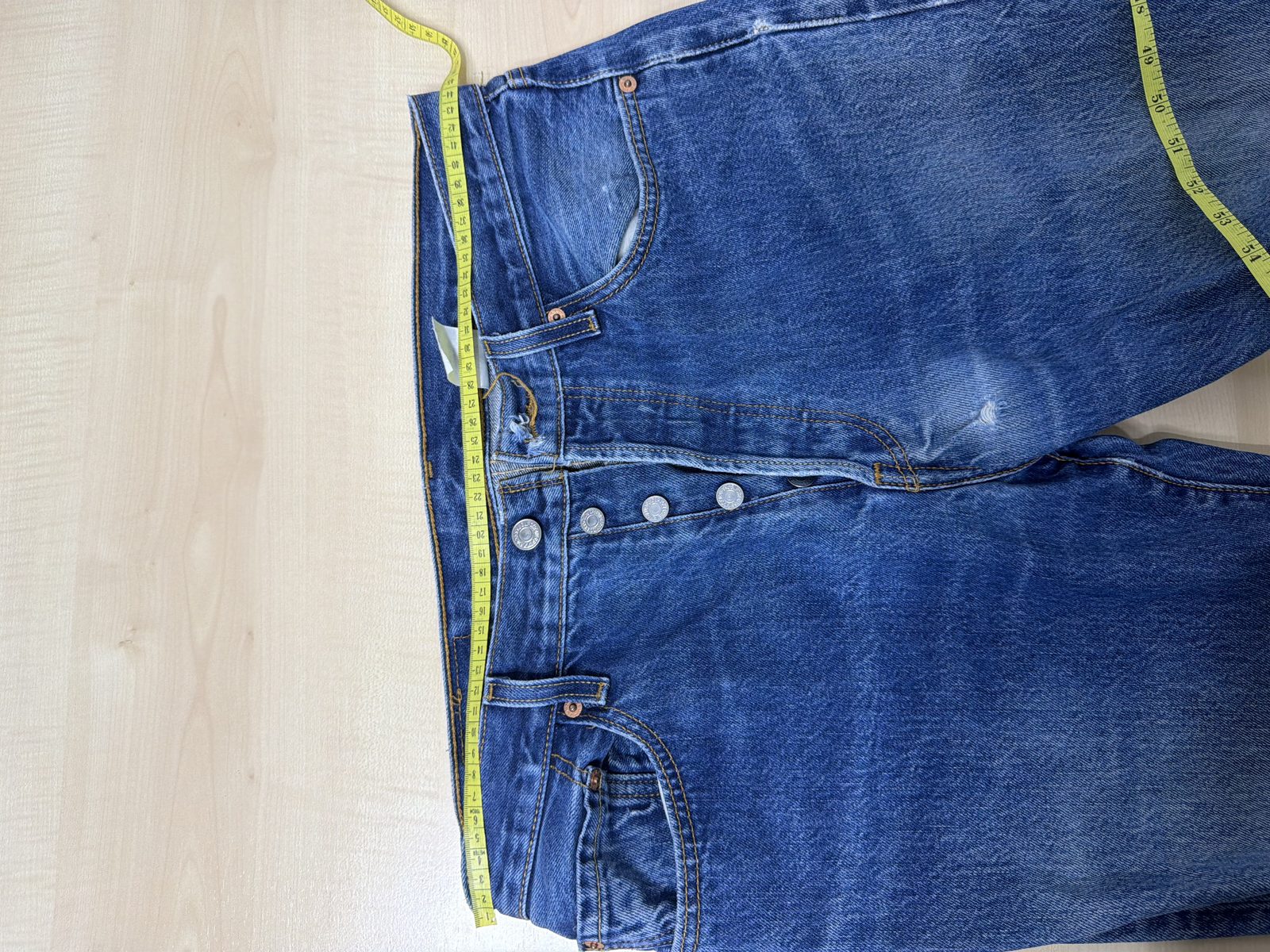 Levi's 501 Original Fit Jeans W34 L34 | Distressed Grunge Denim — foto 12