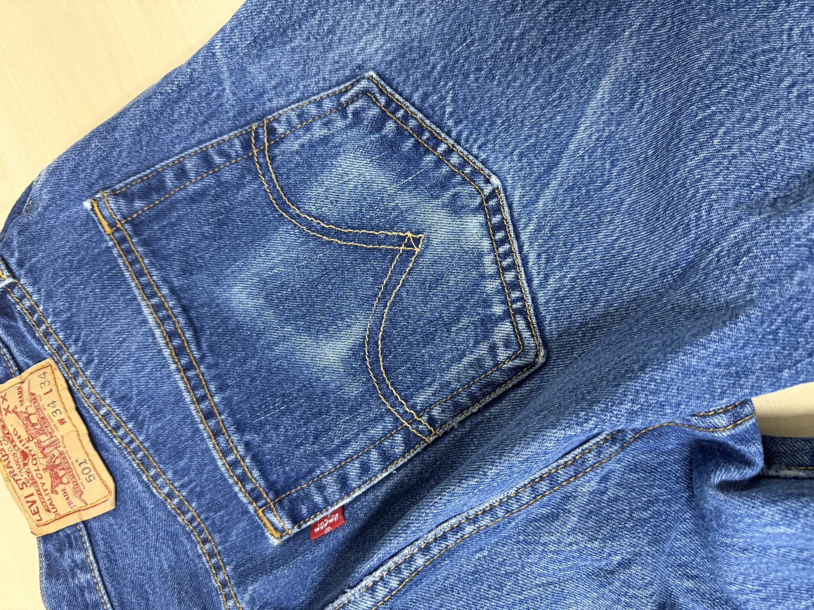 Levi's 501 Original Fit Jeans W34 L34 | Distressed Grunge Denim — foto 3