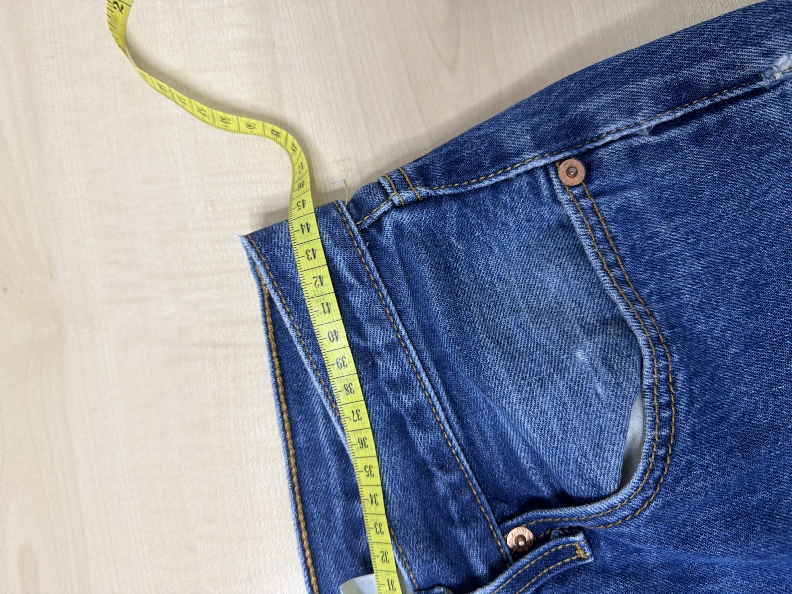 Levi's 501 Original Fit Jeans W34 L34 | Distressed Grunge Denim — foto 15
