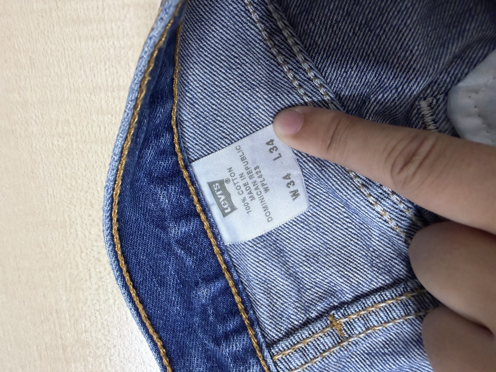 Levi's 501 Original Fit Jeans W34 L34 | Distressed Grunge Denim — foto 10