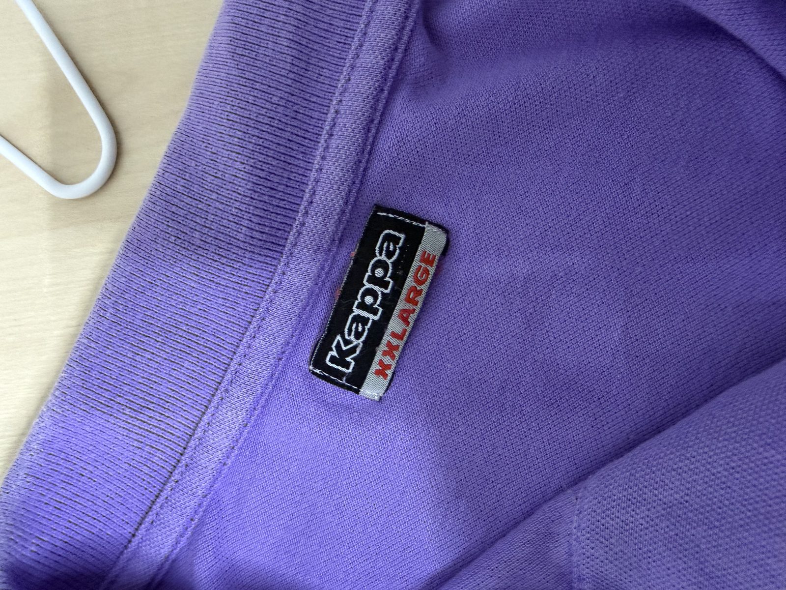 Polo Kappa manga corta Talla XL morado retro deportivo vintage — foto 4