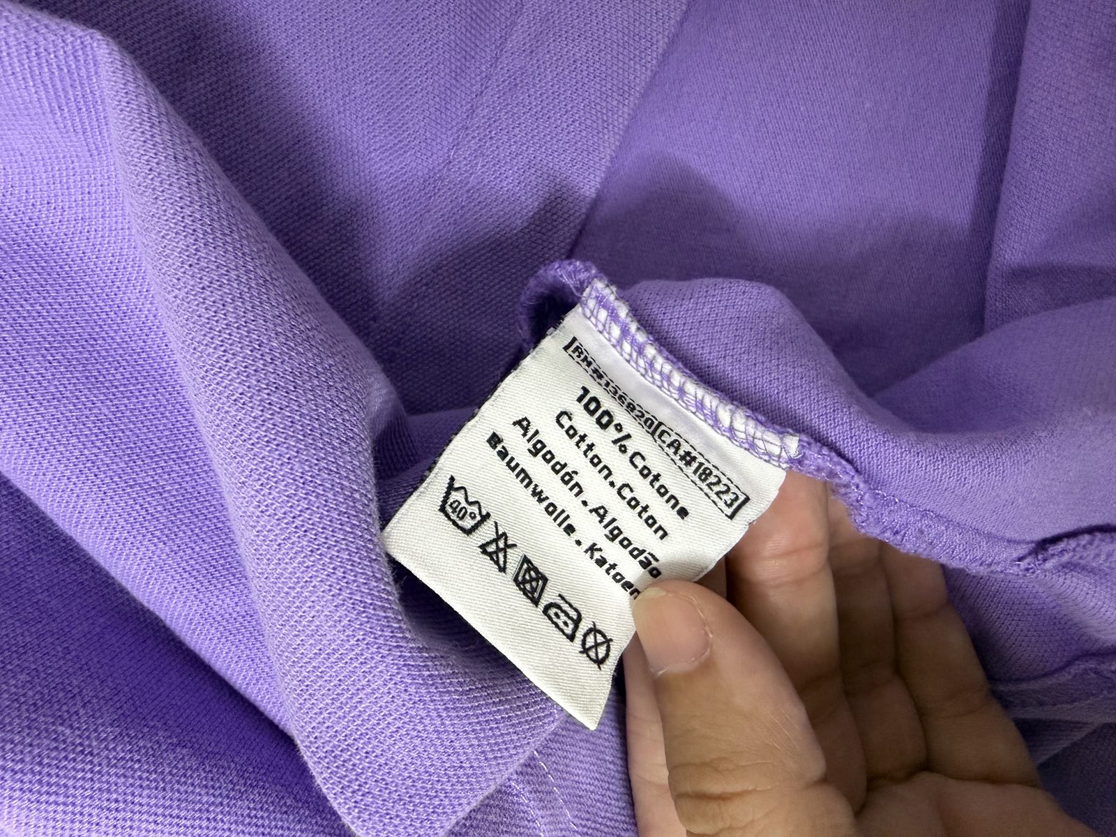 Polo Kappa manga corta Talla XL morado retro deportivo vintage — foto 11