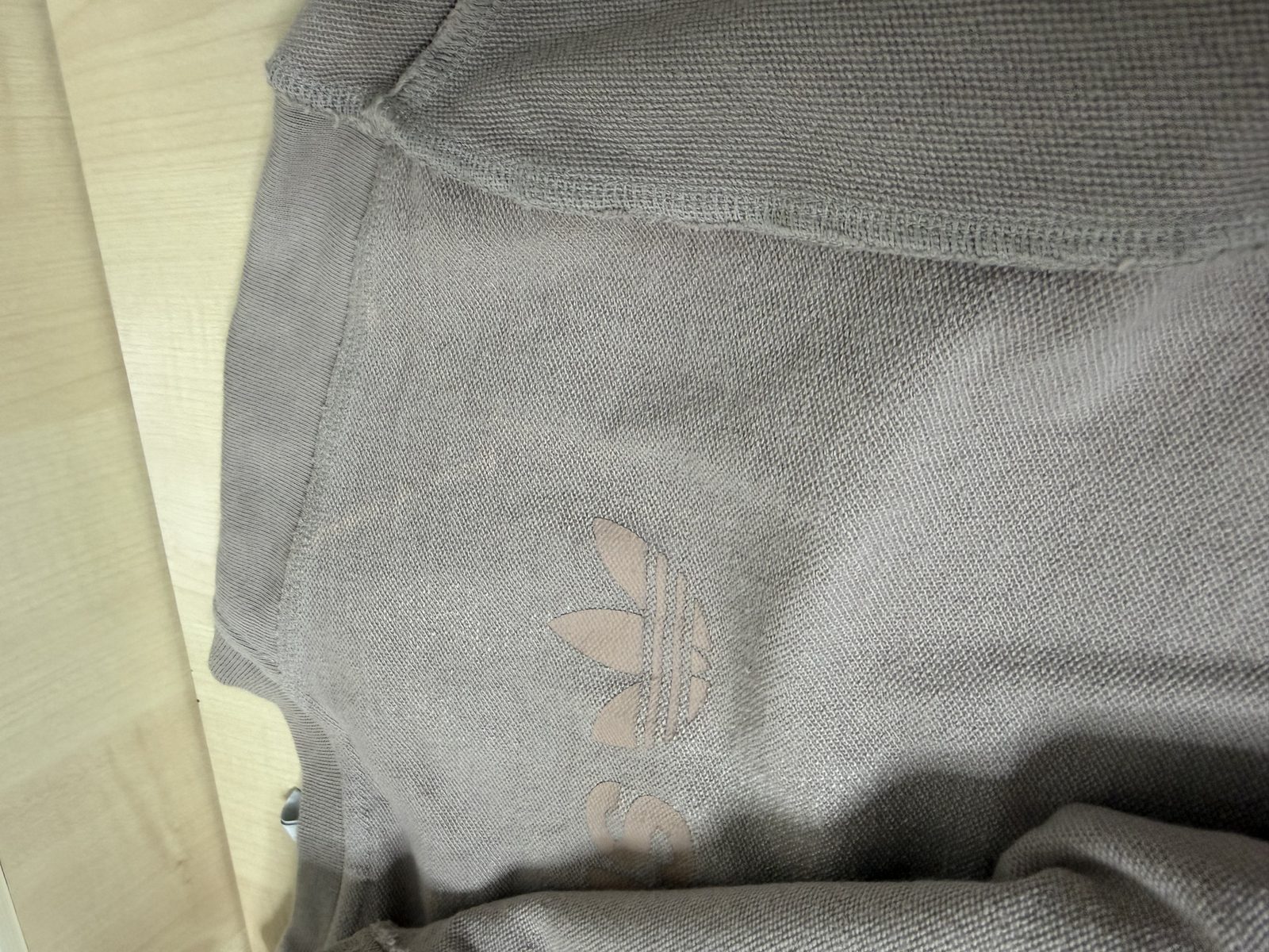 Sudadera Adidas Originals Marrón Trébol Bordado Vintage Streetwear — foto 8