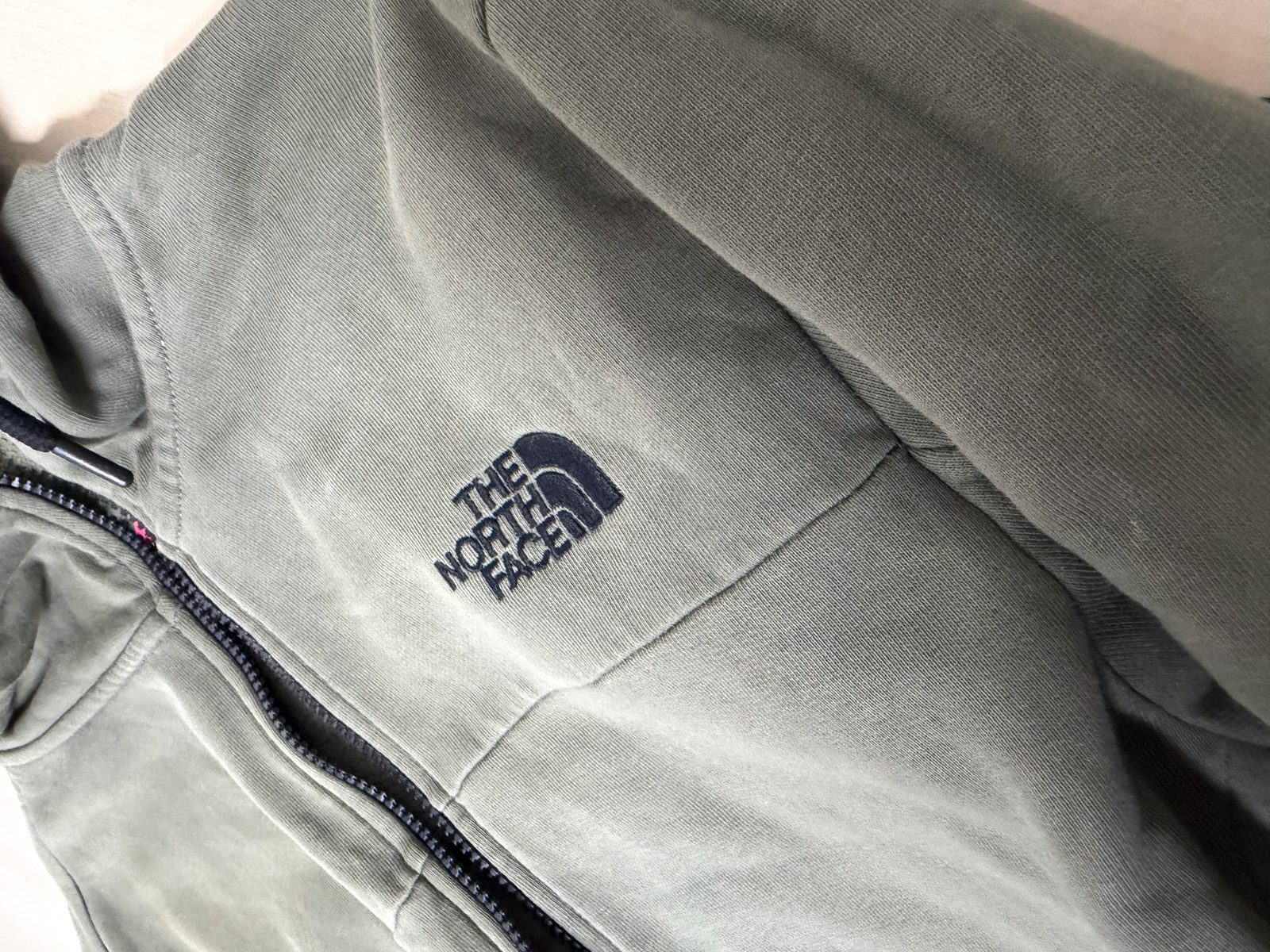 Sudadera The North Face Cremallera Verde Oliva Talla M Hombre — foto 3