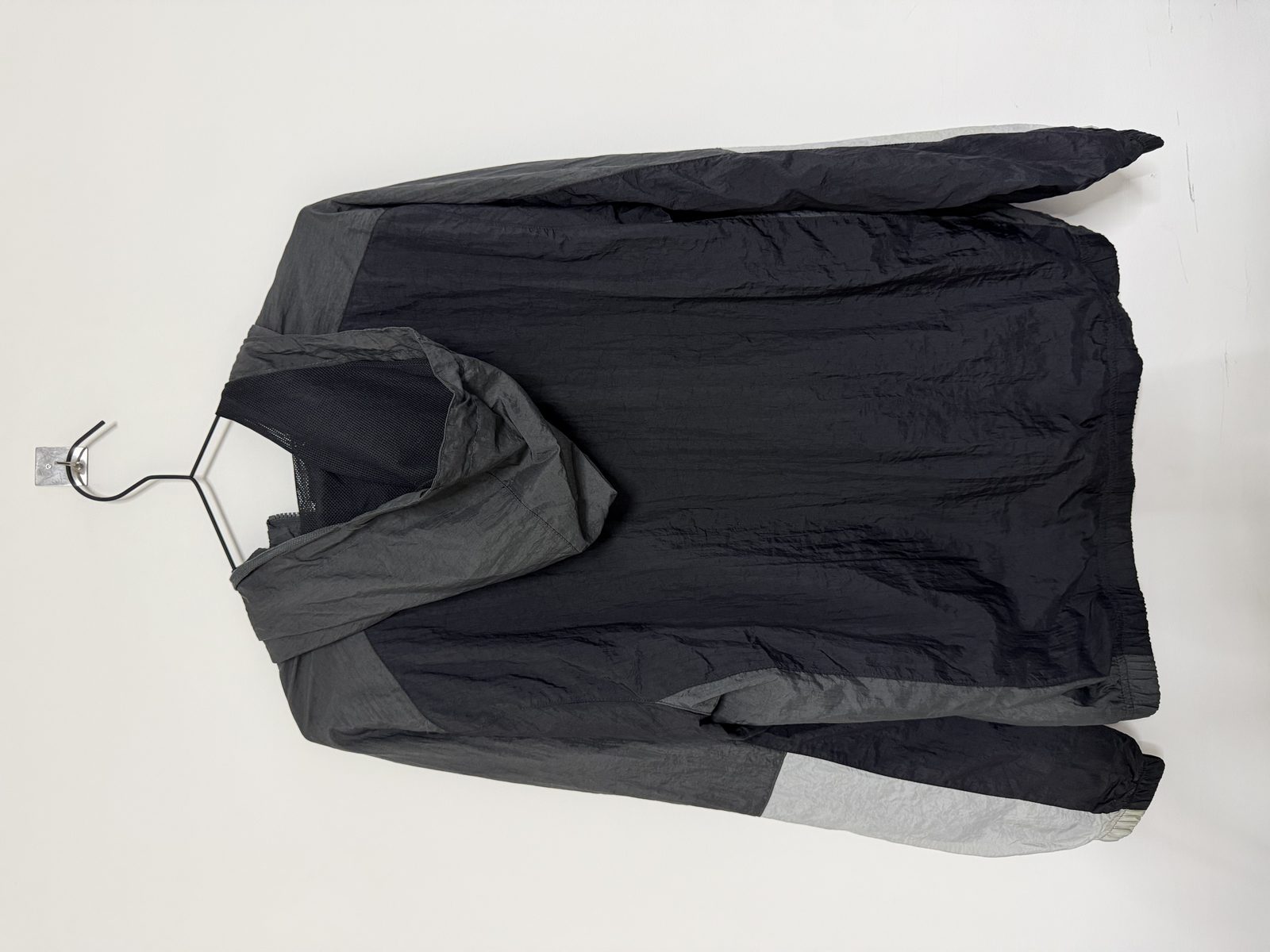 Nike cortavientos negro talla S vintage streetwear tricolor — foto 3