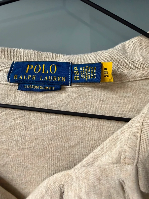 Polo Ralph Lauren Custom Slim Fit Talla XL Beige Vintage — foto 2
