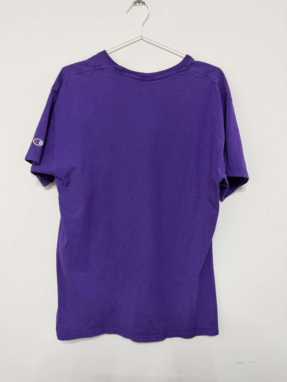 Champion camiseta manga corta Talla L morado vintage streetwear — foto 2