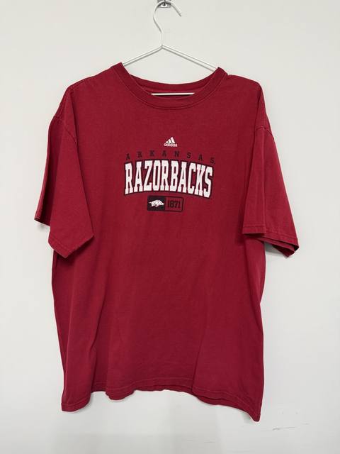 Adidas camiseta Arkansas Razorbacks Talla L Vintage NCAA