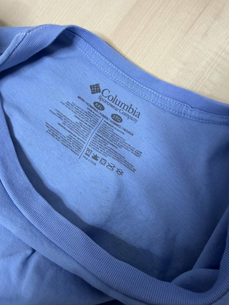 Camiseta Columbia PFG Azul Gráfico Pez Talla XXL / Outdoor Graphic Tee — foto 5