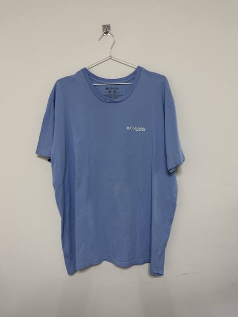 Camiseta Columbia PFG Azul Gráfico Pez Talla XXL / Outdoor Graphic Tee