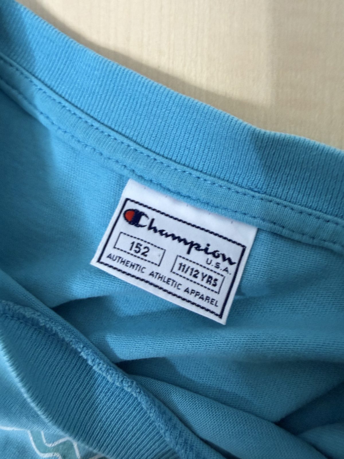 Champion Camiseta Niño/a Talla 152 Azul Turquesa Deporte — foto 3