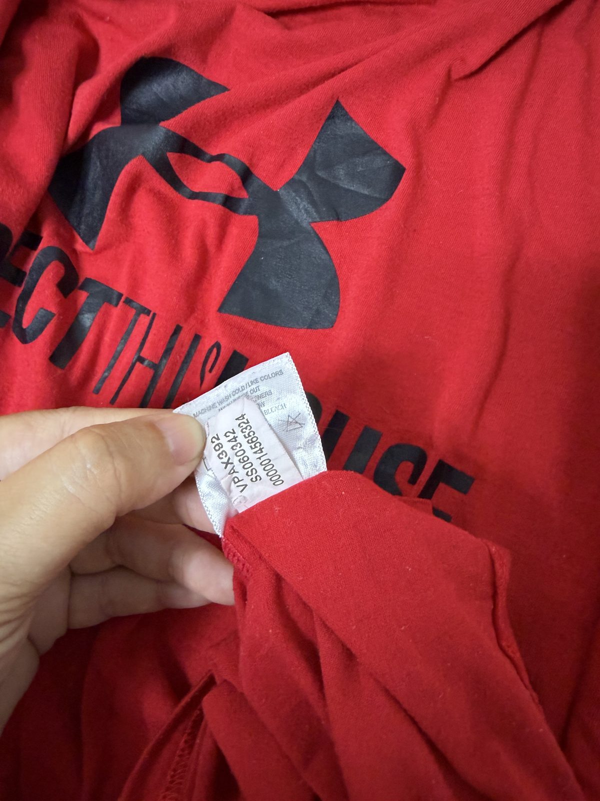 Under Armour Camiseta Roja Protect This House Talla L — foto 4