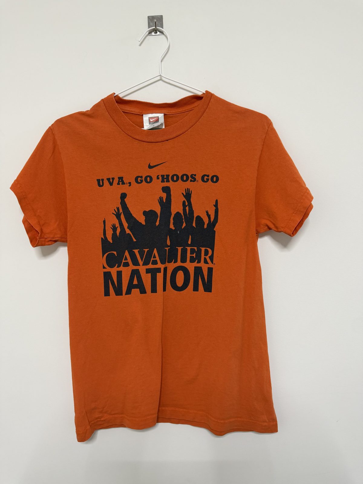 Nike Team Camiseta Virginia Cavaliers S Naranja Vintage NCAA