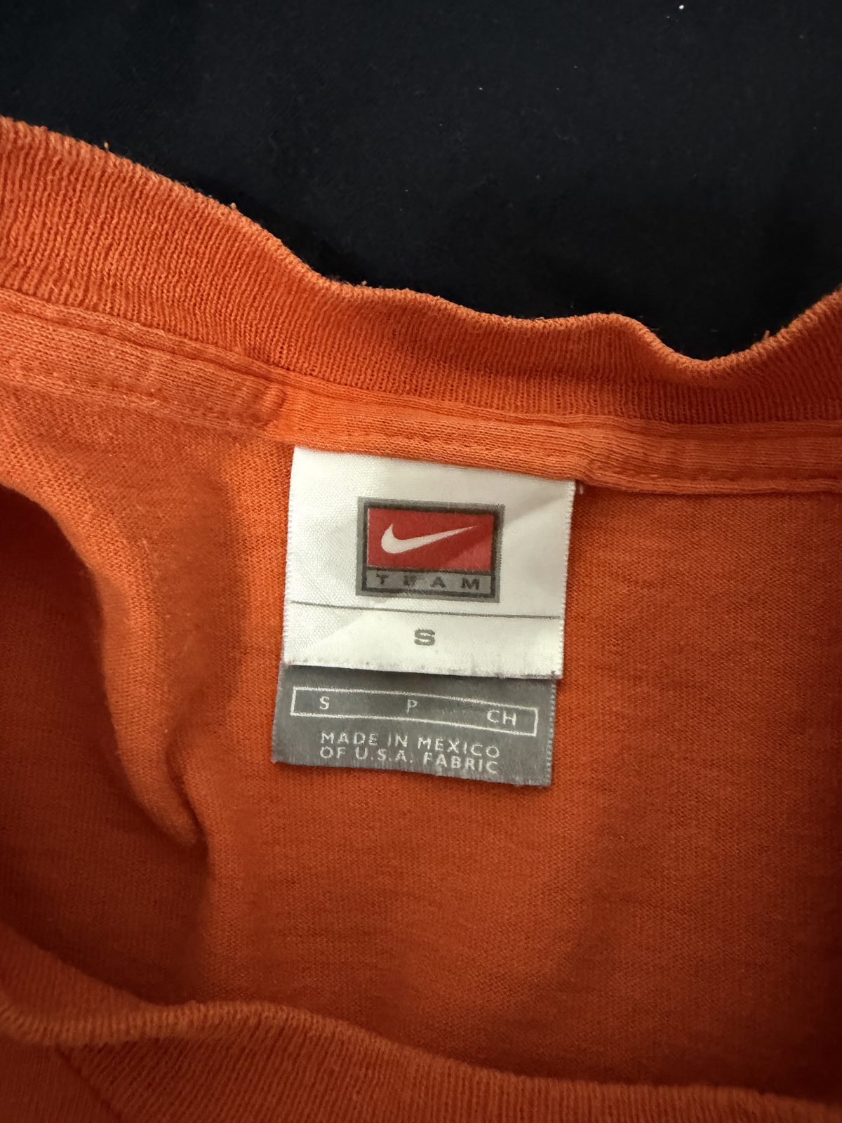 Nike Team Camiseta Virginia Cavaliers S Naranja Vintage NCAA — foto 5
