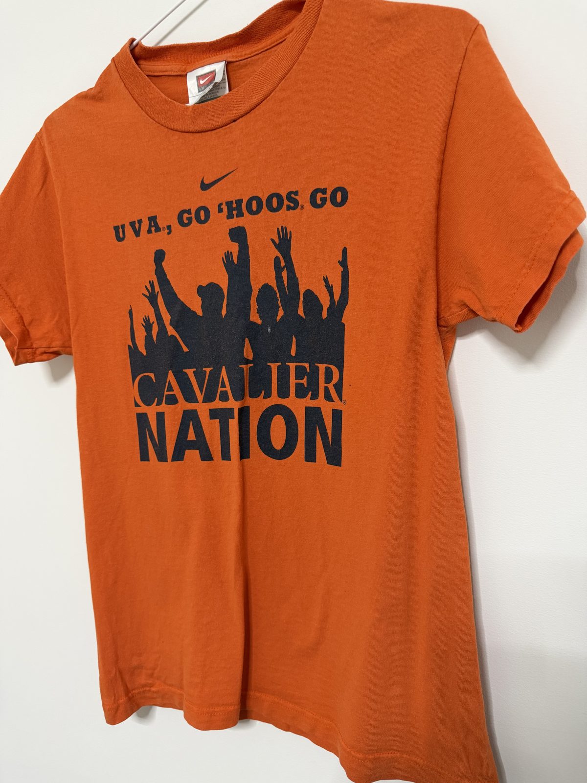 Nike Team Camiseta Virginia Cavaliers S Naranja Vintage NCAA — foto 2