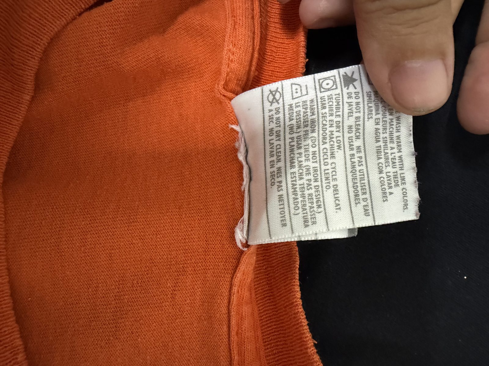 Nike Team Camiseta Virginia Cavaliers S Naranja Vintage NCAA — foto 6