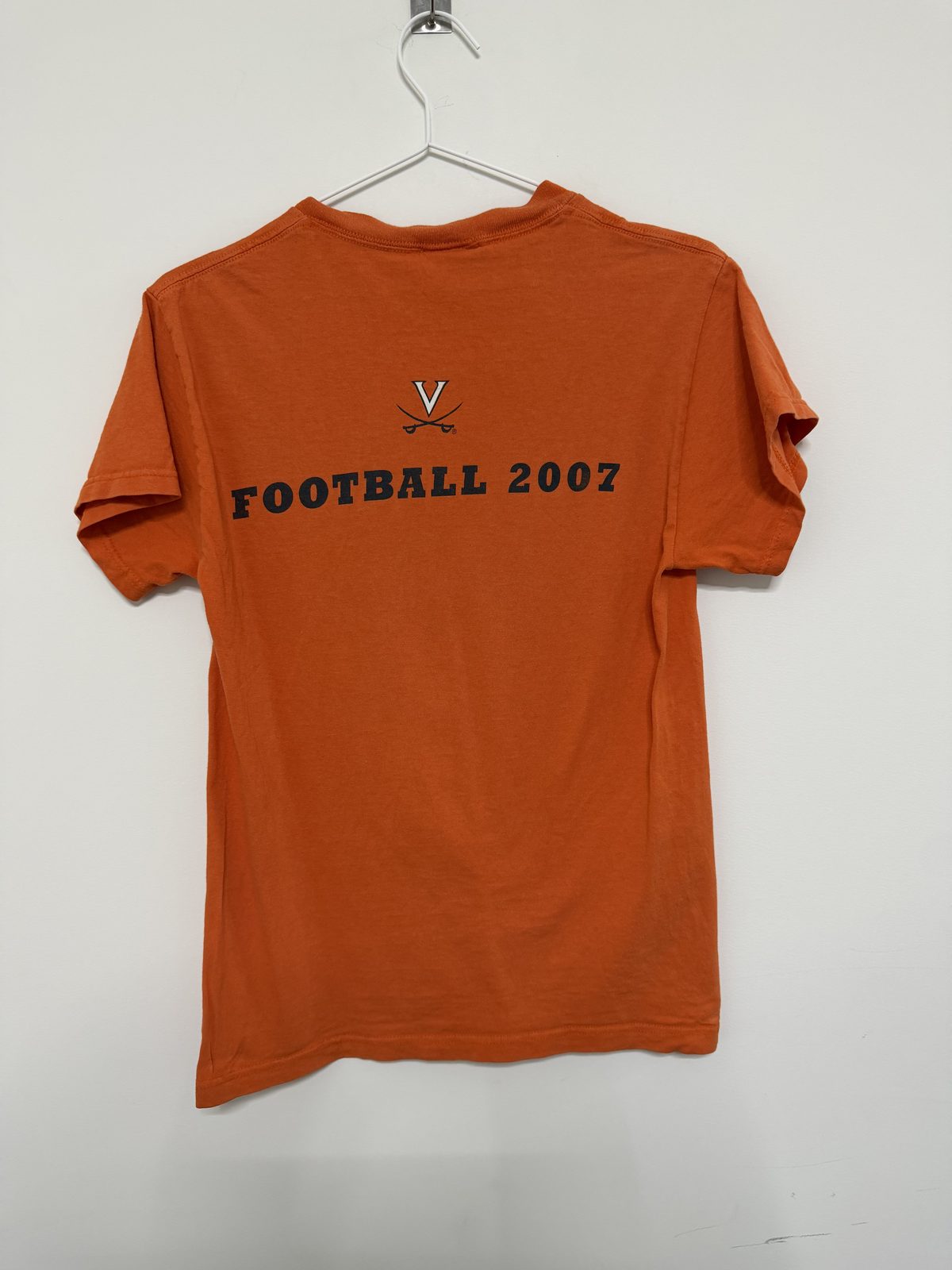 Nike Team Camiseta Virginia Cavaliers S Naranja Vintage NCAA — foto 3