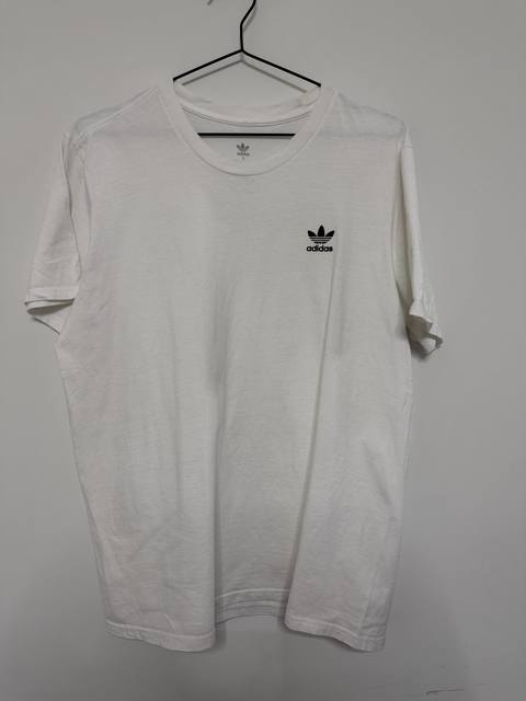 Adidas Originals Camiseta Trébol Talla L Blanca Básica Vintage