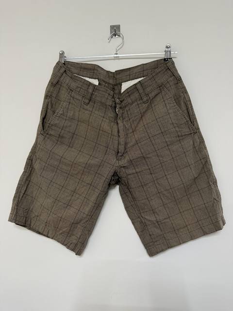 Carhartt Bermuda Presenter Talla 30 Marrón Cuadros Vintage